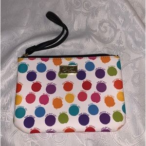Betsy Johnson polkadot wristlet